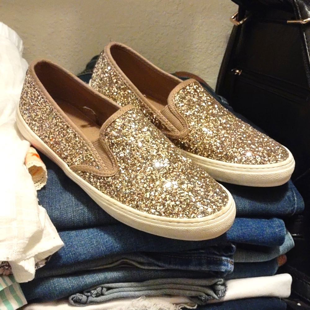 Old Navy Glitter slip-ons